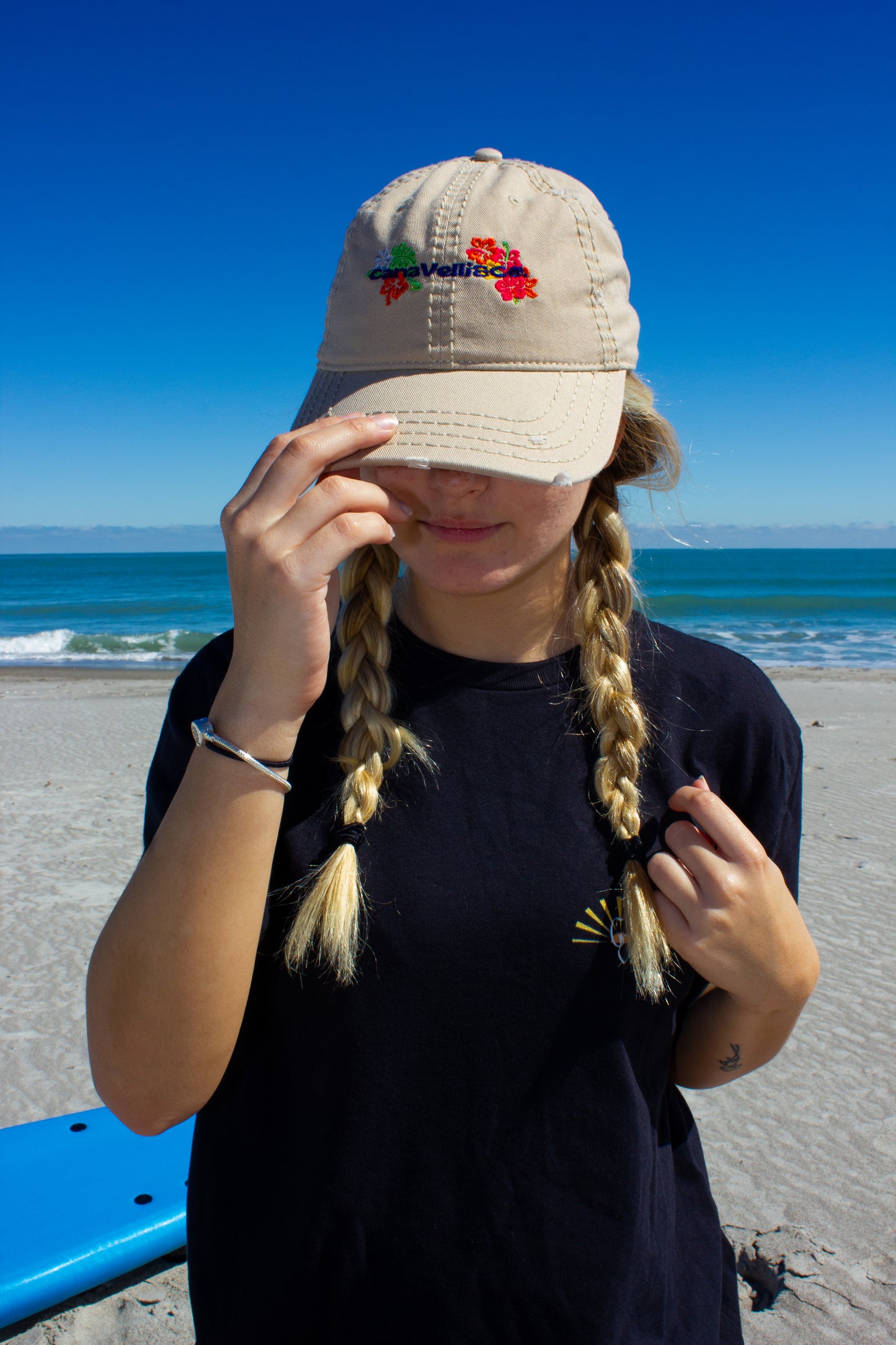 Hibiscus Dad Hat