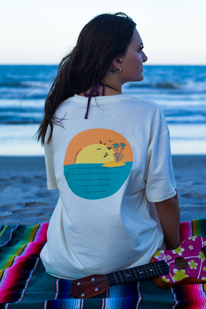 Sunrise Palm Tee