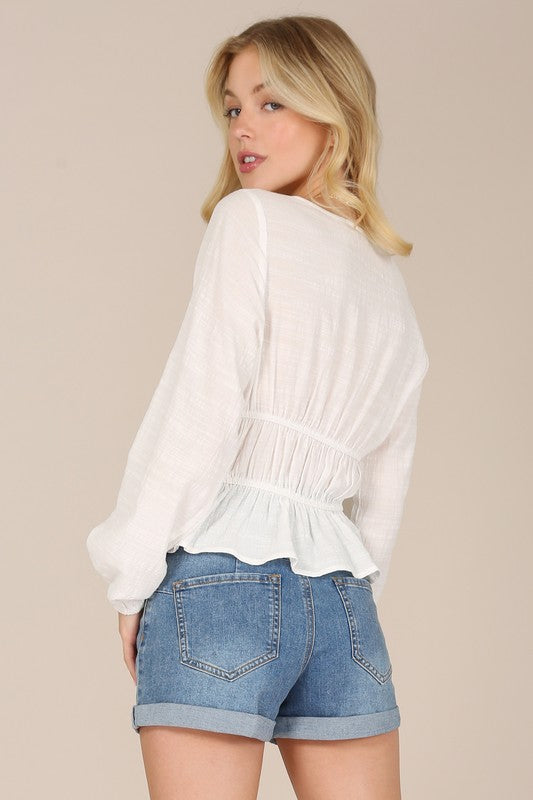 Salty Linen Top